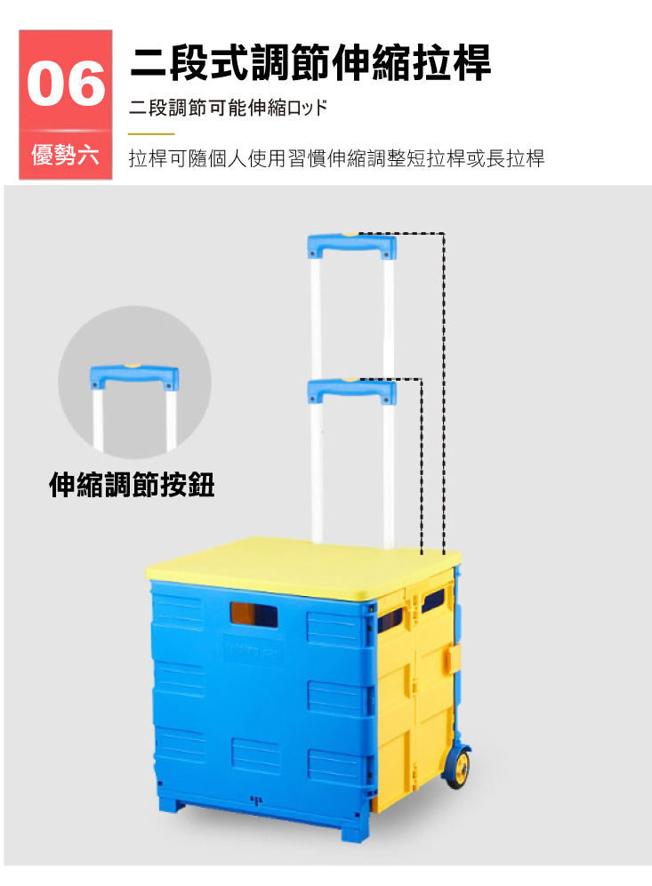 lemonsolo(618 )巨無霸萬用折疊收納車LM-Q501