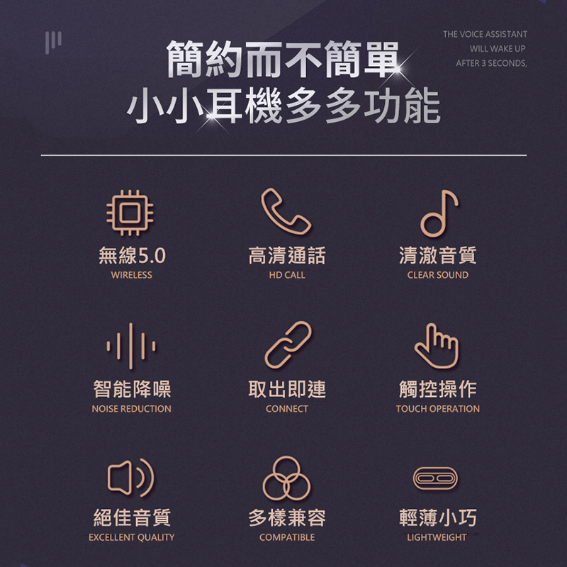 【長江TWS】超輕薄卡片無線耳機X60