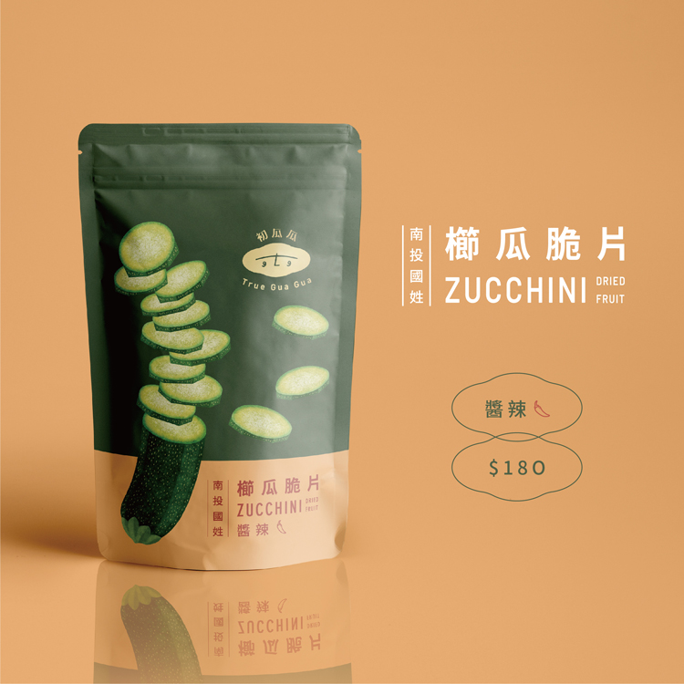 【初瓜瓜】櫛瓜脆片60g(原味/椒鹽/韓式海苔/醬辣)蔬菜乾 蔬菜片 健康零食