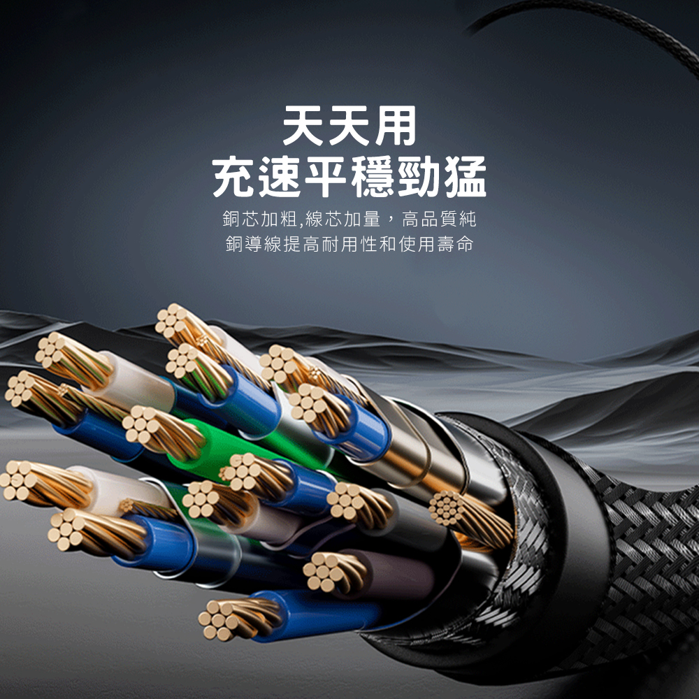 HANLIN-C2in1 二合一 智能快充線