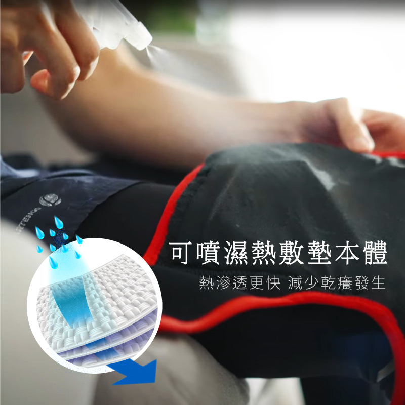 【Sunlus 三樂事】行動智能熱敷墊環繞多部位 SP1408