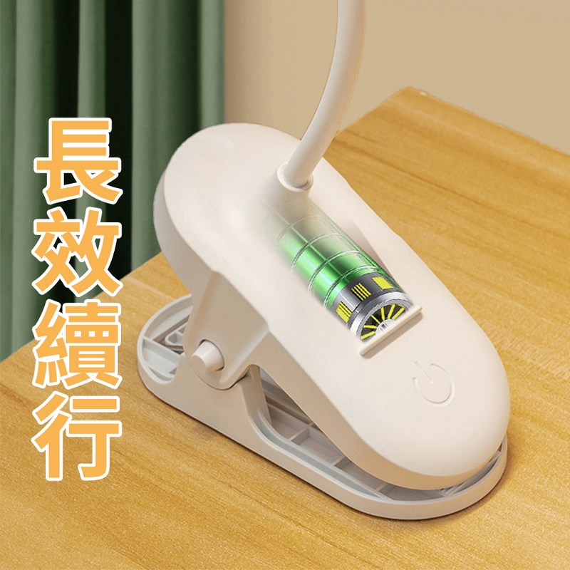 LED護眼夾燈/書桌燈/桌燈/臥室燈/床頭燈/檯燈35x15x5.5cm