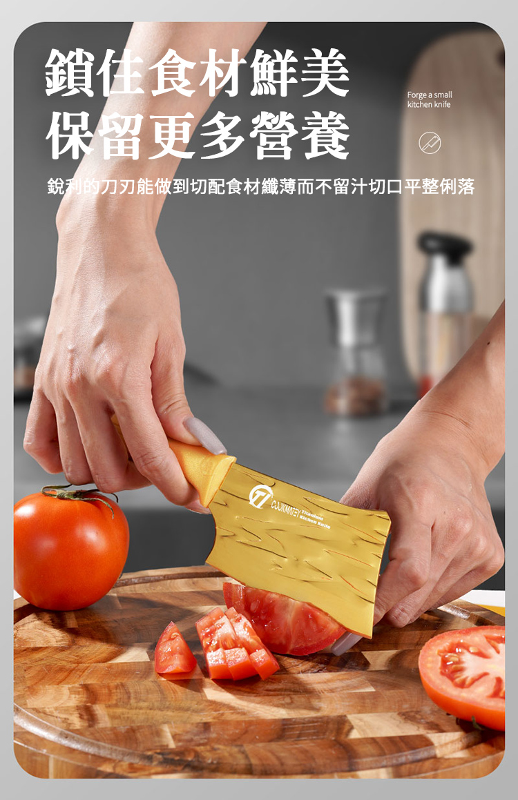 切菜剁肉鈦金小菜刀
