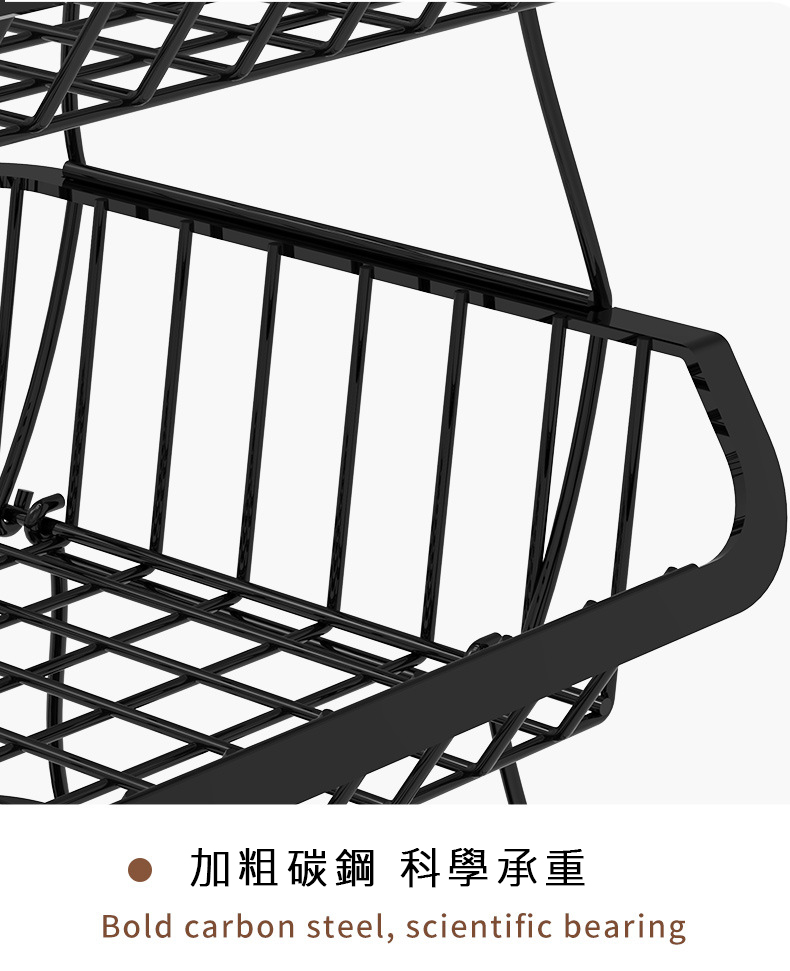 【樂邦】2組/六層蔬果移動藍(附輪 廚房收納 收納推車 四輪推車 置物 置物架