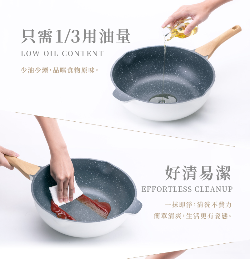 【CookPower 鍋寶】Lumi系列七層不沾鍋/炒鍋/湯鍋/煎鍋