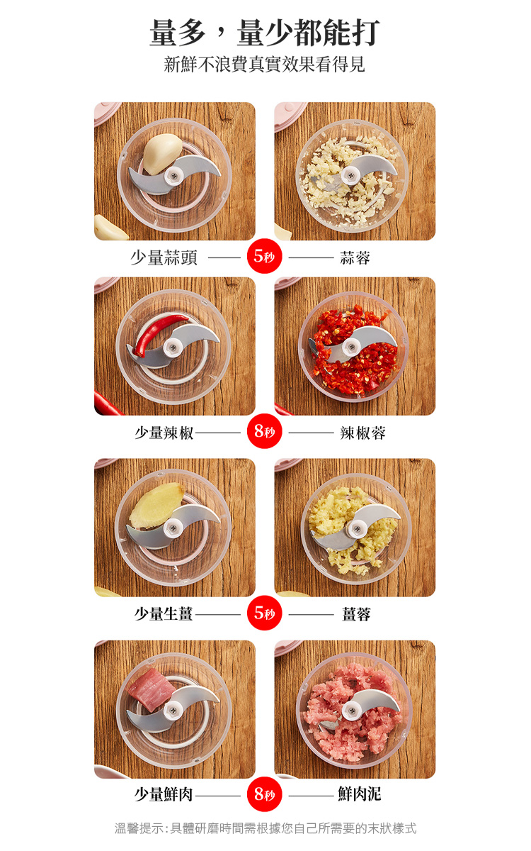 無線電動雙刀雙杯切菜料理機