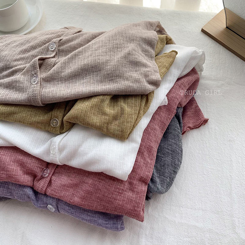 四季百搭軟糯罩衫防曬外套 6色 棉質外套 舒適透氣