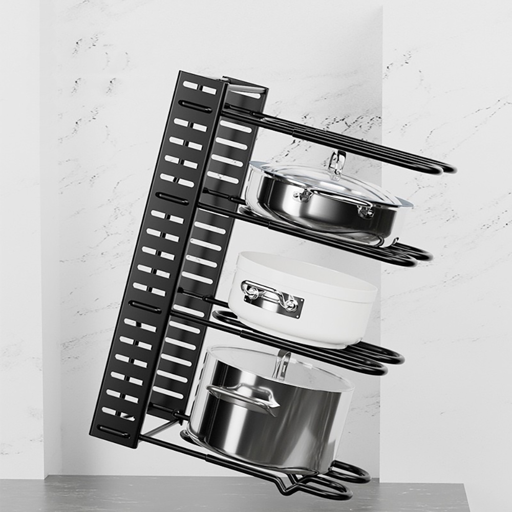 工業風廚房鍋具收納架 廚房收納架