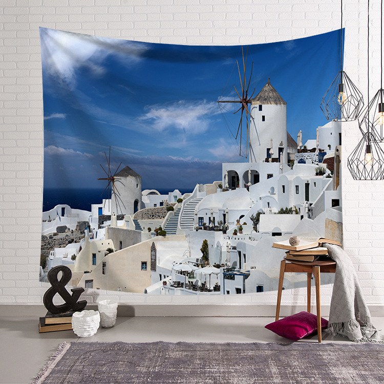 出國趣仿真療癒系掛毯掛布沙灘巾