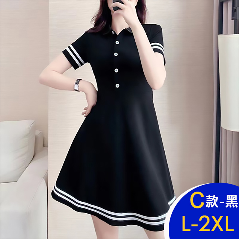 韓國小香風天絲棉好氣色Polo洋裝系列 polo上衣 連身裙 多款可選