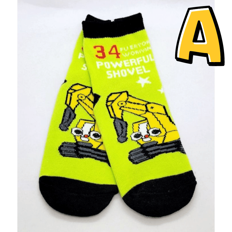 【凱美棉襪】 MIT台灣製純棉止滑直版造型童襪 4款任選