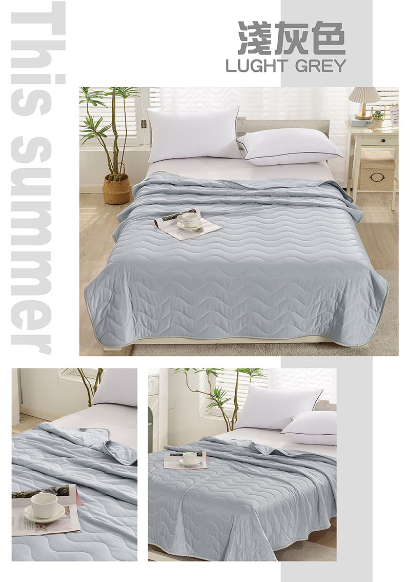 超涼感波浪冰絲冰淇淋涼被 150X200cm