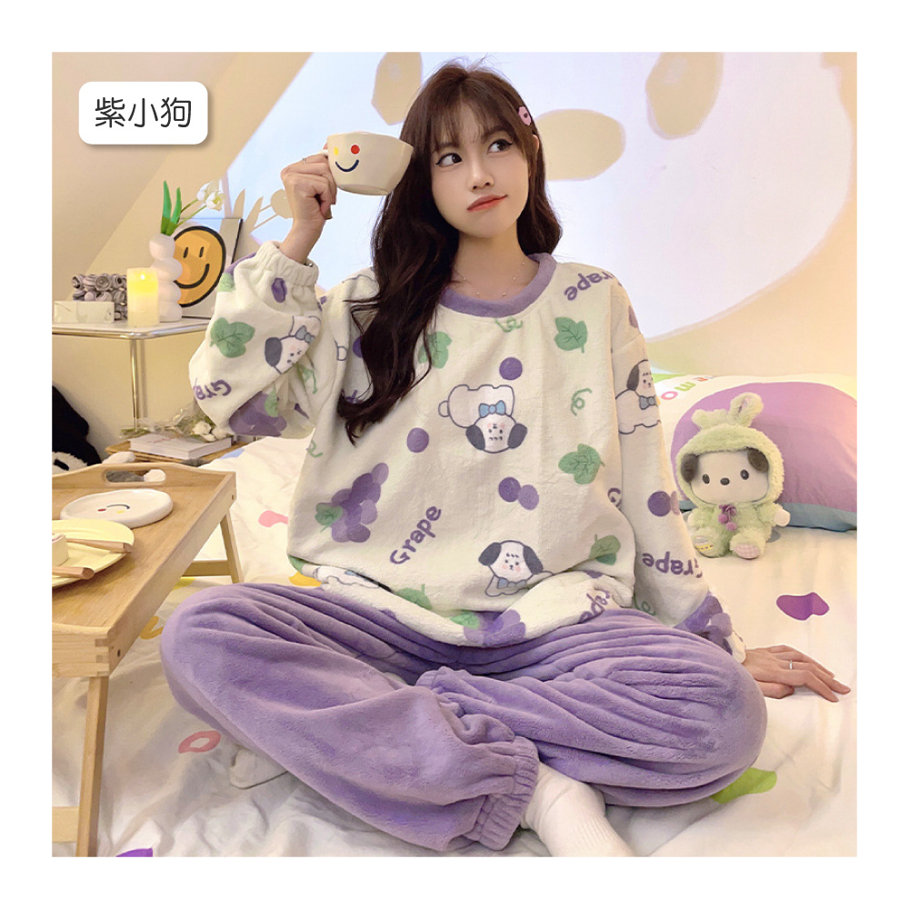 親親動物系列珊瑚絨睡衣 8色可選