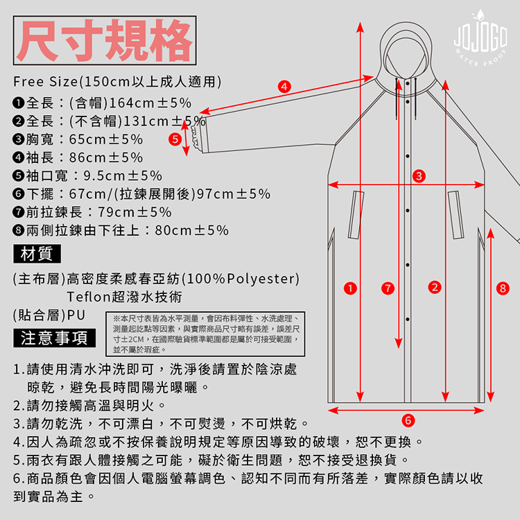 升級版雙側開速乾風雨衣