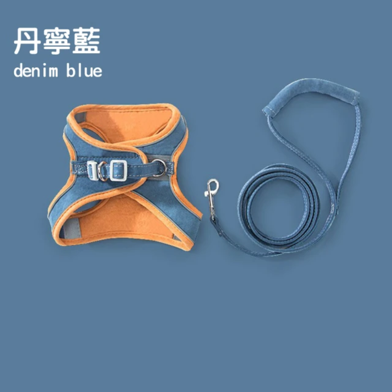 寵物胸背帶附牽繩 寵物H胸背帶 夜間反光