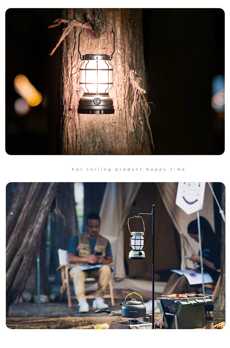 手提便攜USB太陽能露營燈