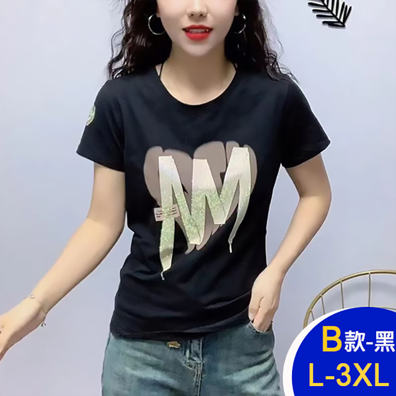 韓國透氣舒適親膚修身顯瘦寬鬆圓領上衣 短袖上衣 棉質上衣 多款多尺寸