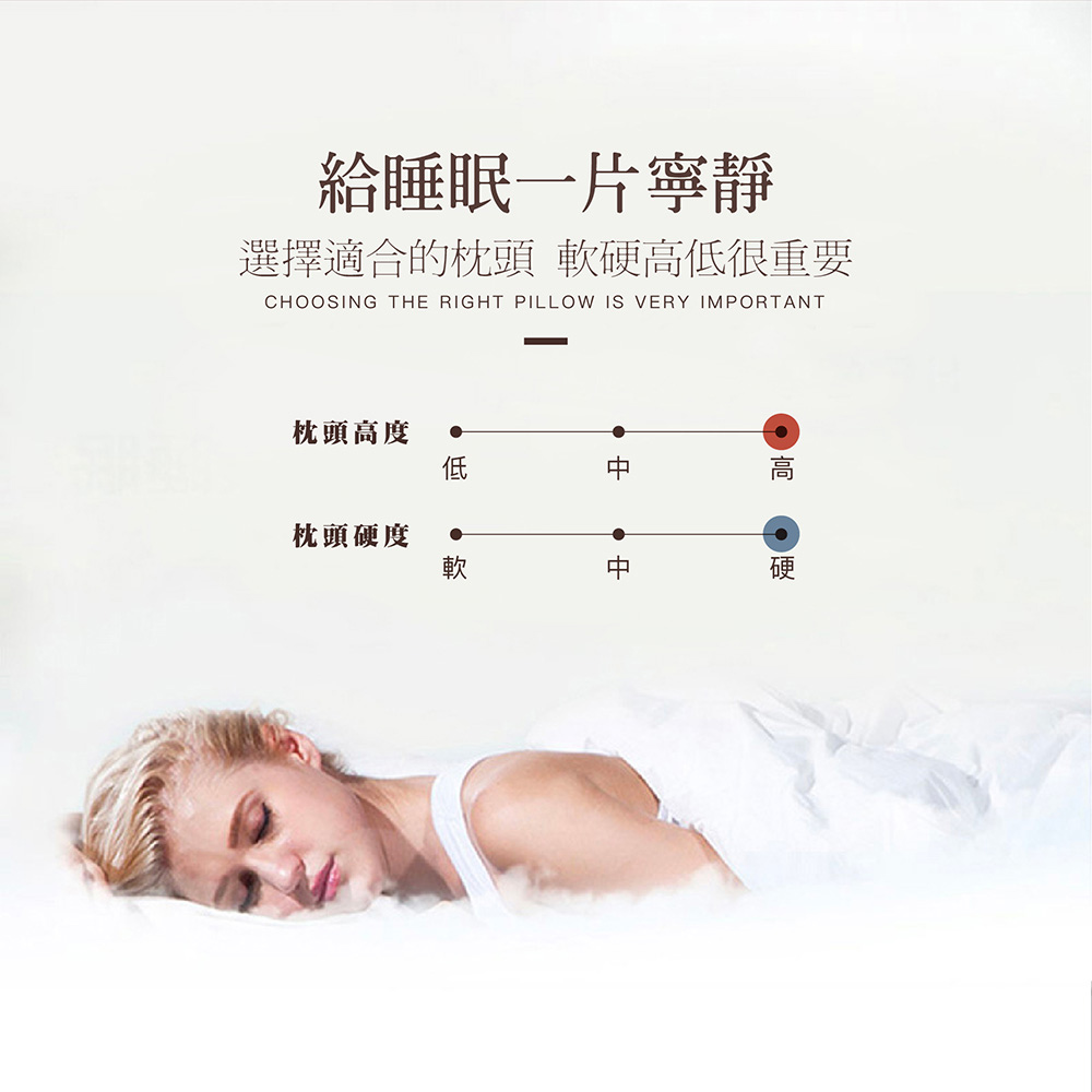 【BEST】台灣製造蓬鬆機能獨立筒枕頭 高低可調式天絲枕 贈3M抗菌枕套