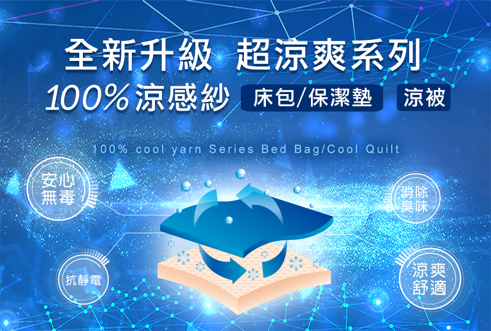 【J-bedtime】MICAX專利100%涼感紗x天絲絨透氣四季涼被5X6尺(