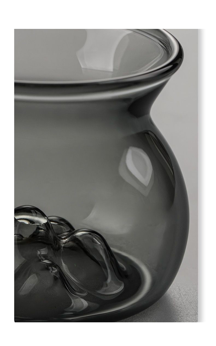 日式觀山耐熱玻璃茶漏濾茶器