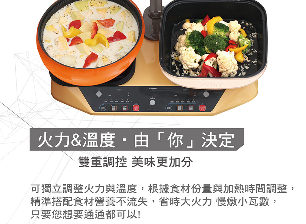 【MULTEE 摩堤】節能家電 雙爐Performa Duo IH