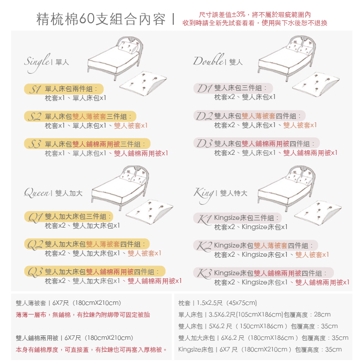 【棉床本舖】精梳棉素色 雙人薄被套6X7尺乙件 奶茶/極簡生活純色