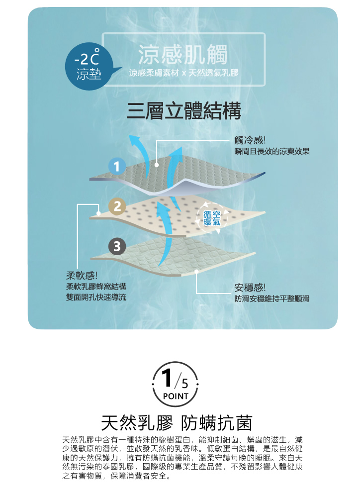 可水洗折疊收納抗菌乳膠冰絲涼墊枕套組 涼感床墊 乳膠涼墊 涼感墊 涼蓆