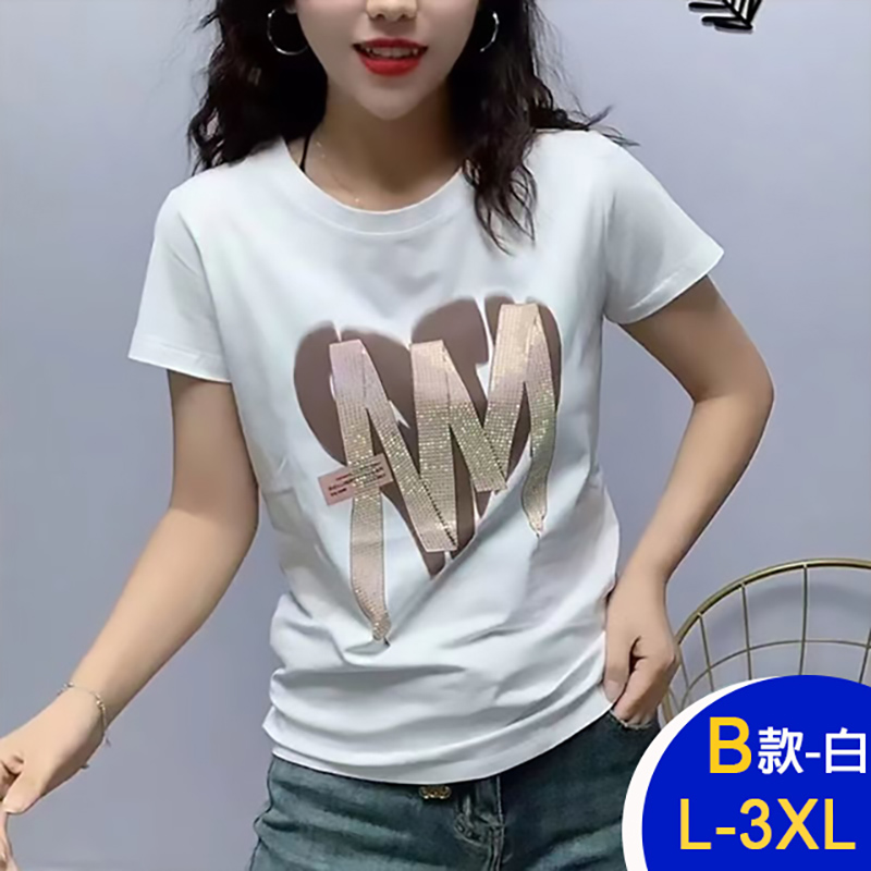 韓國透氣舒適親膚修身顯瘦寬鬆圓領上衣 短袖上衣 棉質上衣 多款多尺寸