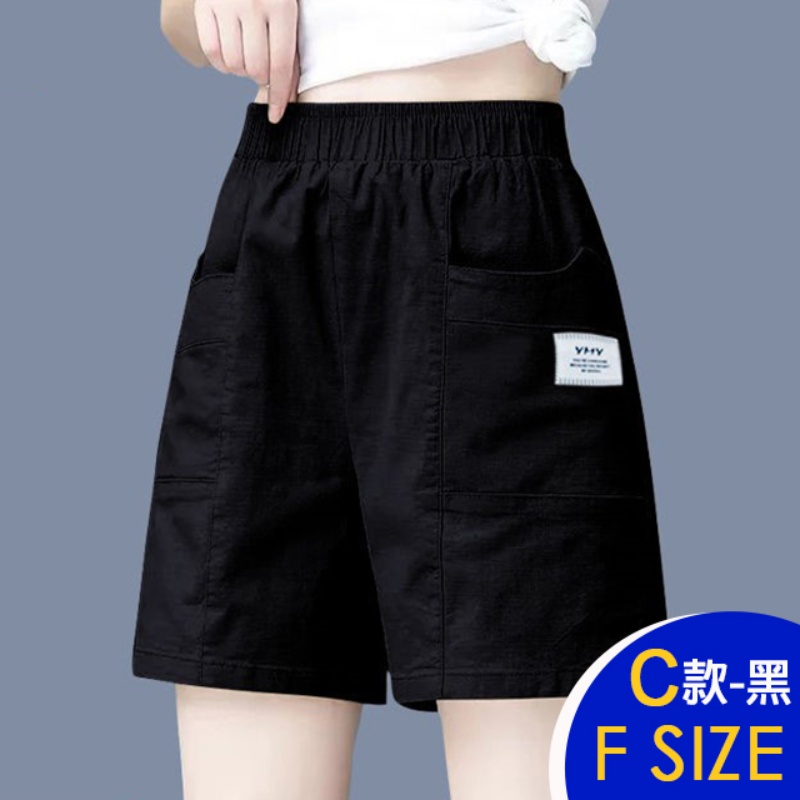 韓國製多款鬆緊腰寬鬆涼感輕薄舒適短褲 休閒褲 冰絲褲