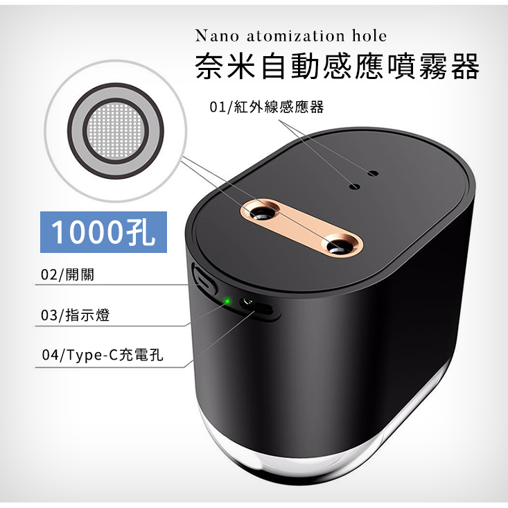 紅外線感應酒精雙噴頭噴霧器 酒精噴霧器 防疫用品 防疫小物 感應式噴霧器