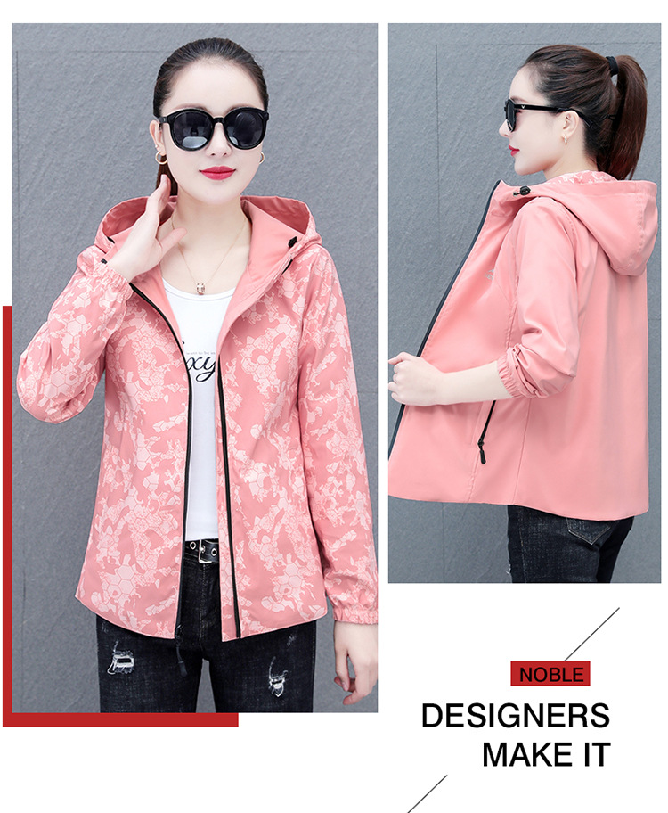 薄款兩面穿休閒連帽撞色外套 L-3XL 4色 防曬防風外套