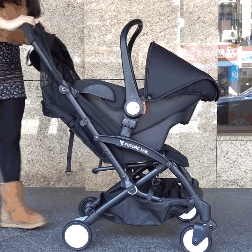 【未來實驗室】6D 守護成長嬰兒車+提籃 防傾倒 變型 收納 安全 嬰兒推車 嬰