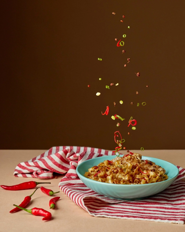 【龍口食品】麵之道Q彈濃郁拌麵(4入/袋) 香辣椒麻拌麵/青咖哩醬拌麵