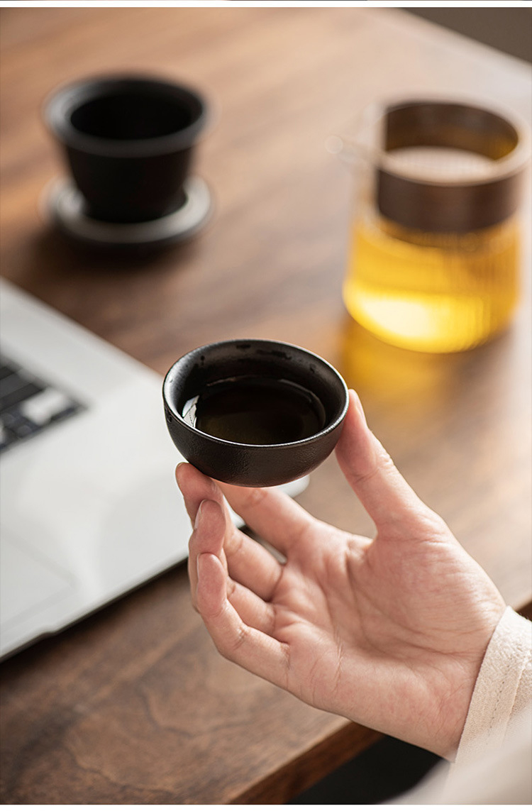 日式禪風言和旅行便攜茶具5件組