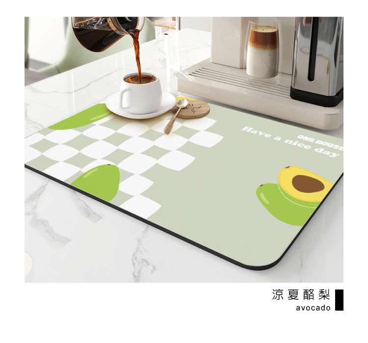 北歐原創珪藻土瀝水軟墊