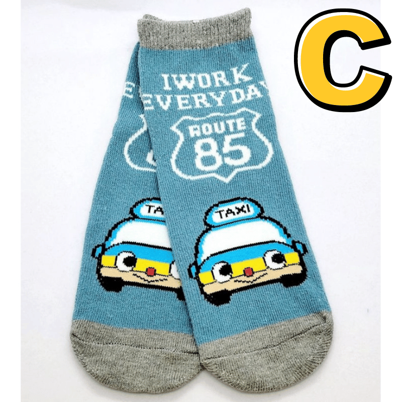 【凱美棉襪】 MIT台灣製純棉止滑直版造型童襪 4款任選