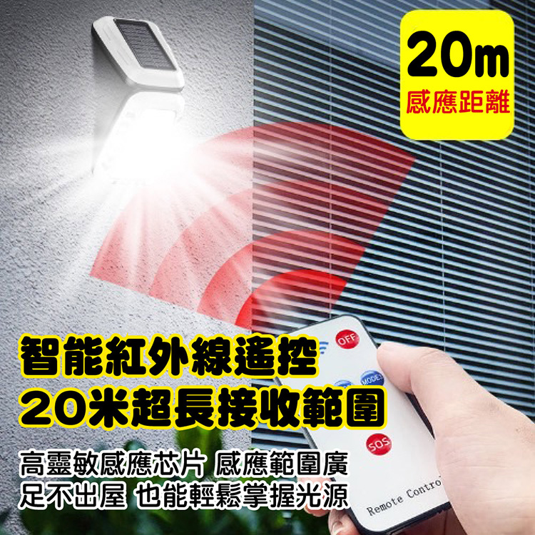 可折疊智能遙控太陽能感應燈 可遠端遙控 照明燈 夜燈