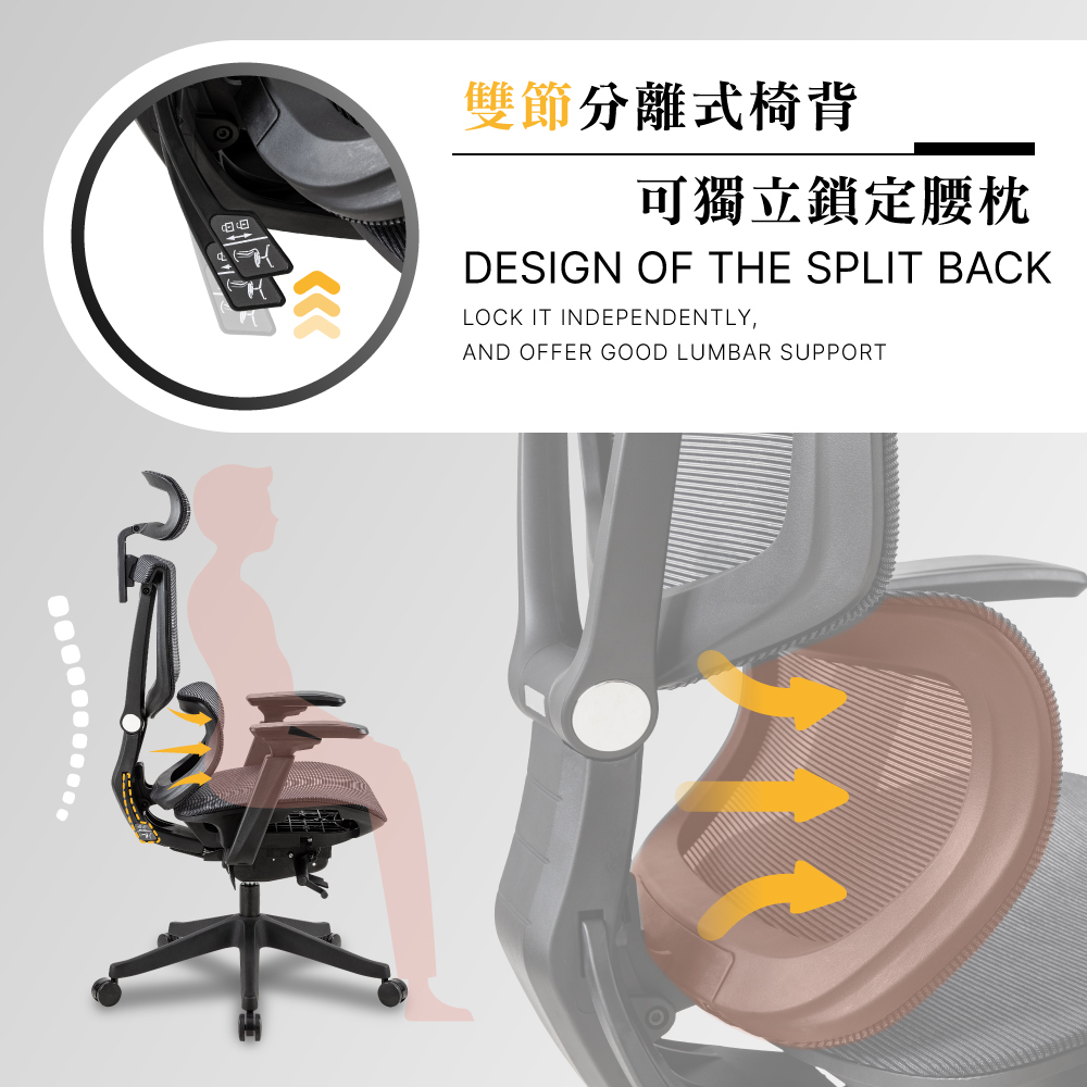 【E-home】Carlo卡洛意式高階底盤德國網人體工學電腦椅