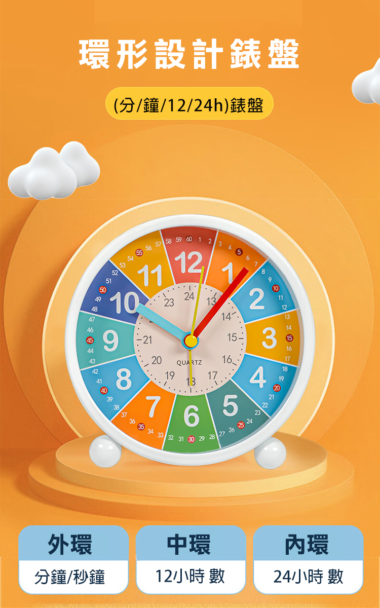 【WIDE VIEW】早教學習記憶鬧鐘