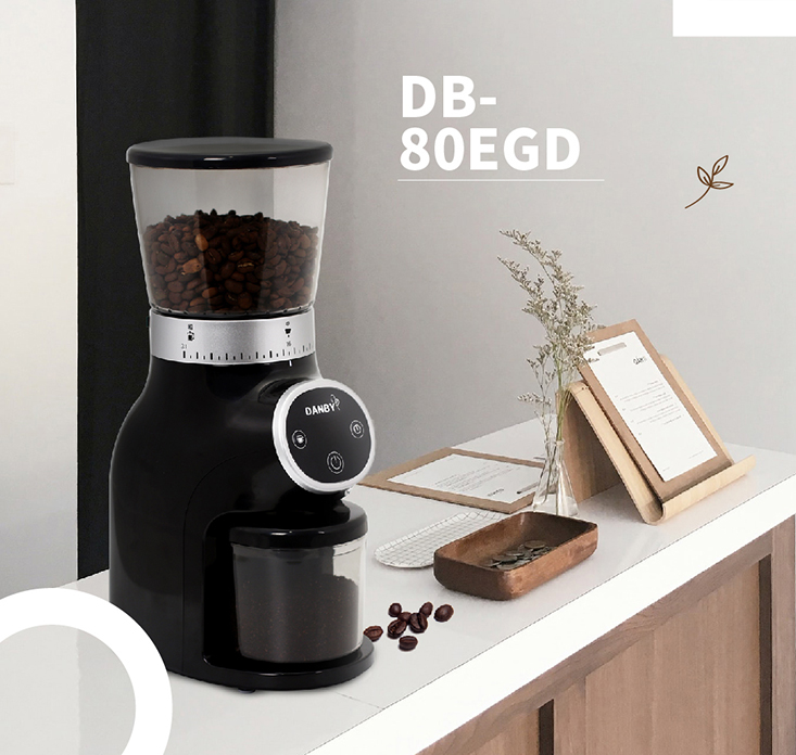 【DANBY丹比】咖啡職人專業錐刀磨豆機(DB-80EGD)