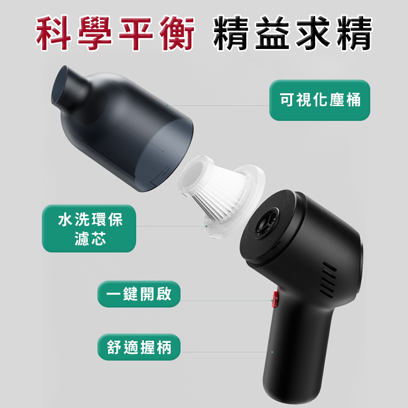 【DTAudio】車用吸塵器(無線吸塵器 吸塵器 8000PA大