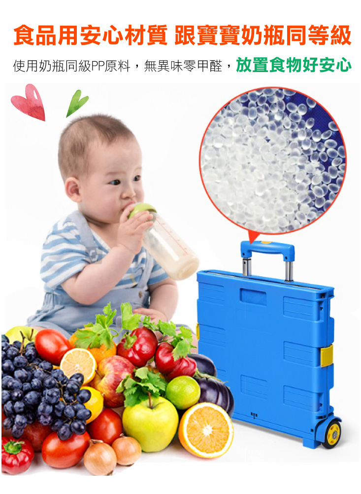 lemonsolo(618 )巨無霸萬用折疊收納車LM-Q501