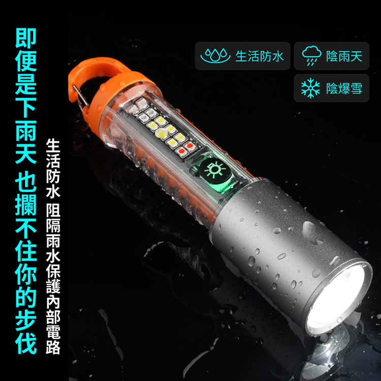 超亮遠射戶外露營激光手電筒