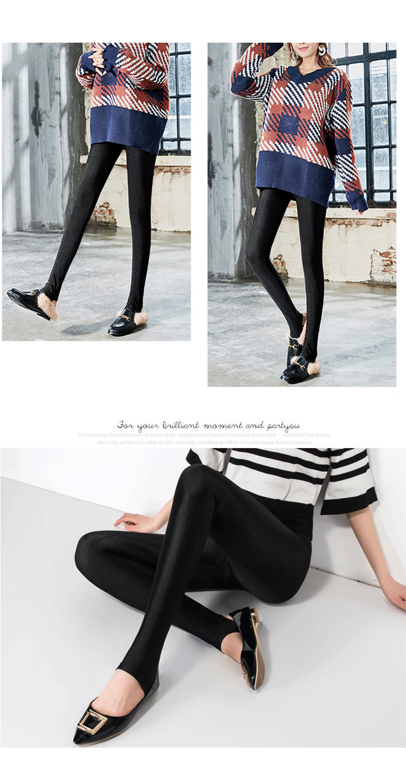 中大尺碼光澤感超彈力內搭褲瑜珈褲七分褲 四款任選 運動褲