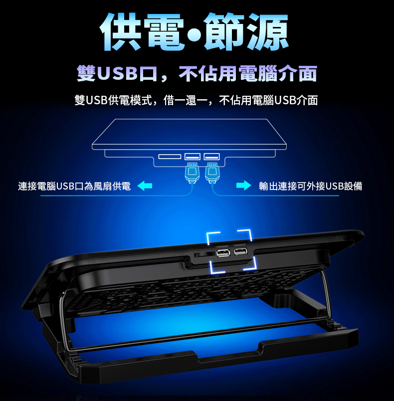 強勁升級 降溫筆電散熱器/散熱支架 保固三個月 二款可選