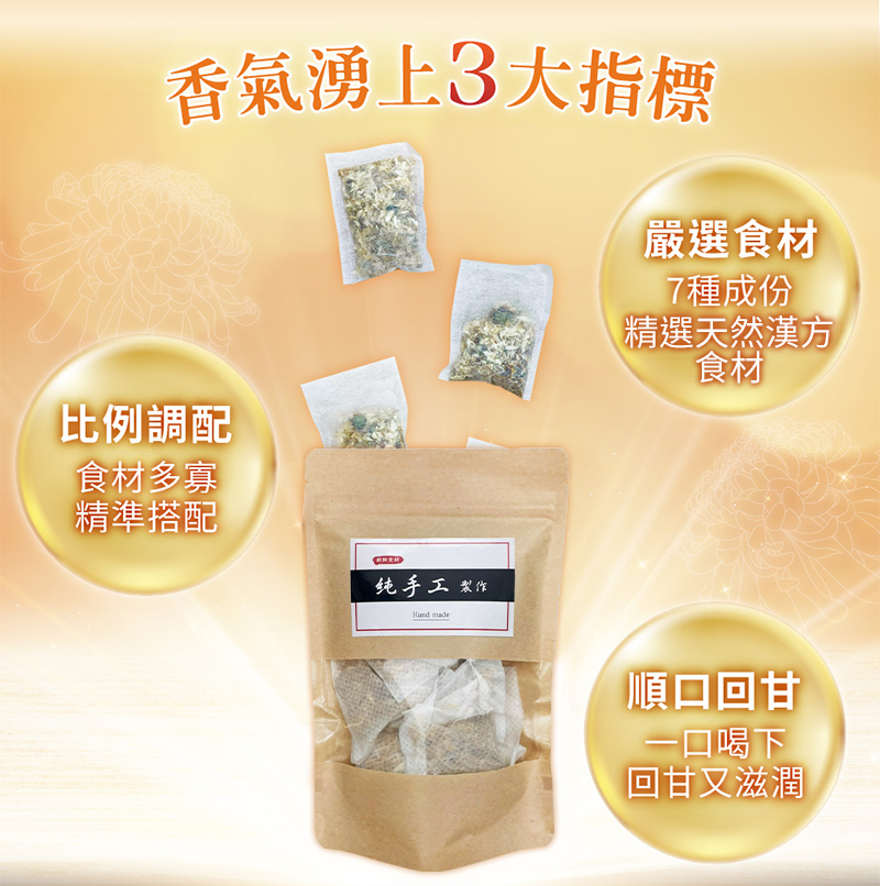 【誠實堅果】明亮菊杞茶50g