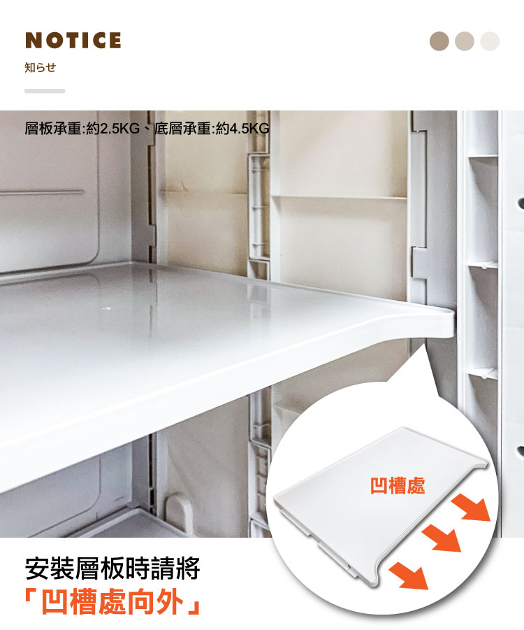 【ONE HOUSE】巨無霸流川雙開門附輪摺疊收納櫃 OH-R103&R117