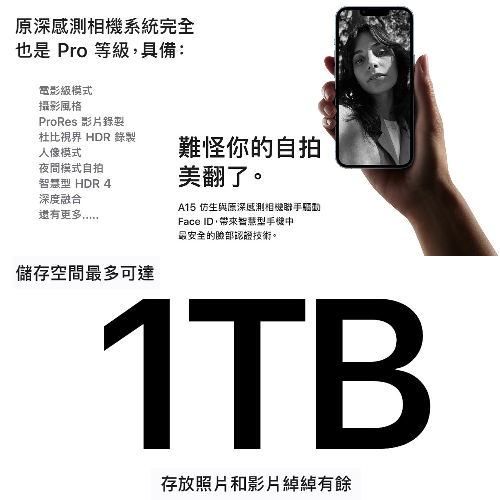 【Apple 蘋果】iPhone 13 Pro 256G(6.1吋