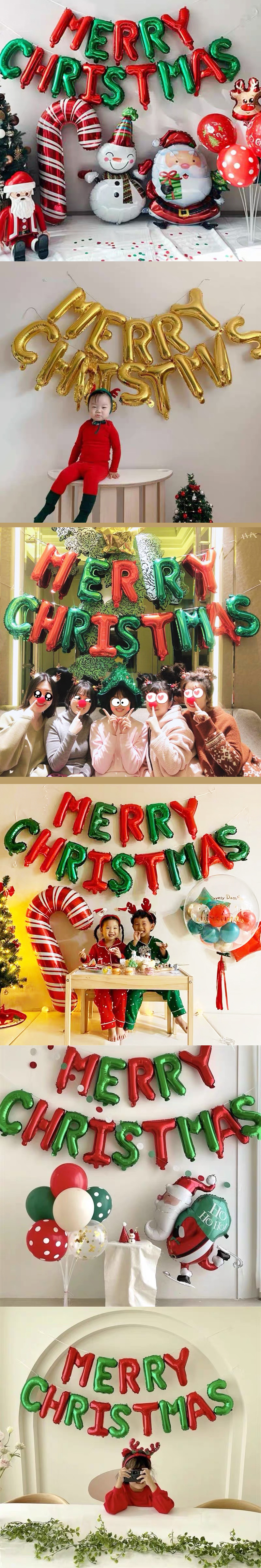 聖誕節佈置聖誕裝飾鋁膜氣球