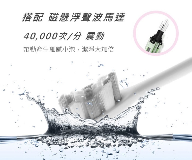 【wesmile】美顏超音波電動牙刷洗臉機
